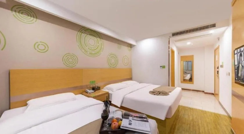 Bed in GreenTree Inn Huangshi Huahu Development Zone Daquan Road