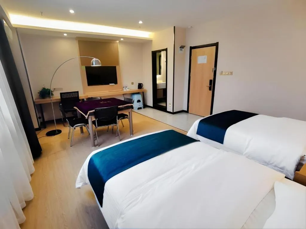 Bed in GreenTree Inn Huangshi Huahu Development Zone Daquan Road