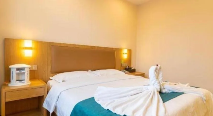 Bed in GreenTree Inn Huangshi Huahu Development Zone Daquan Road