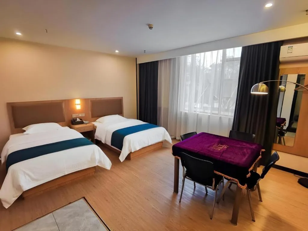 Bed in GreenTree Inn Huangshi Huahu Development Zone Daquan Road