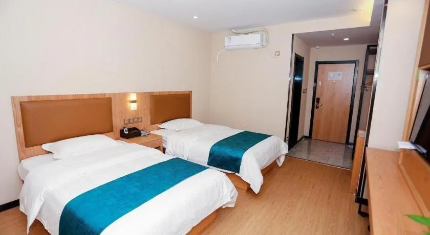 Bed in GreenTree Inn Huangshi Huahu Development Zone Daquan Road