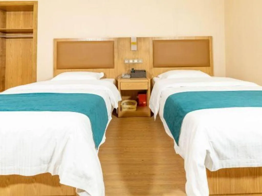 Bed in GreenTree Inn Huangshi Huahu Development Zone Daquan Road