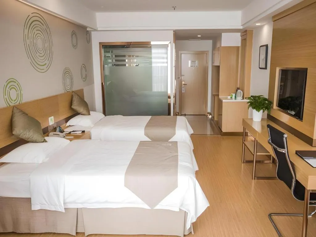 Bed in GreenTree Inn Suqian Suyu District Red Star Macalline