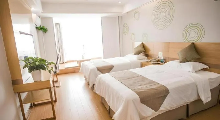 Bed in GreenTree Inn Suqian Suyu District Red Star Macalline