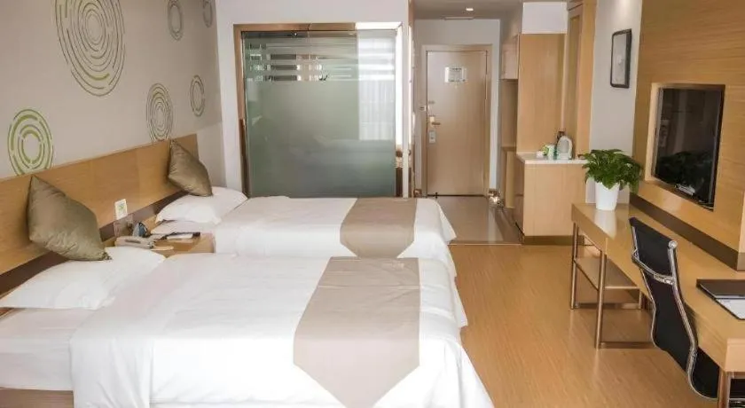 Bed in GreenTree Inn Suqian Suyu District Red Star Macalline