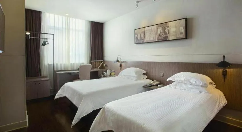 Bed in Jinjiang Inn Select Foshan Nanhai Guicheng Metro Station