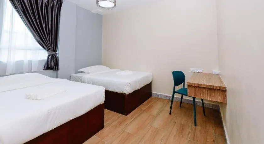 Bed in SemRock Hotel