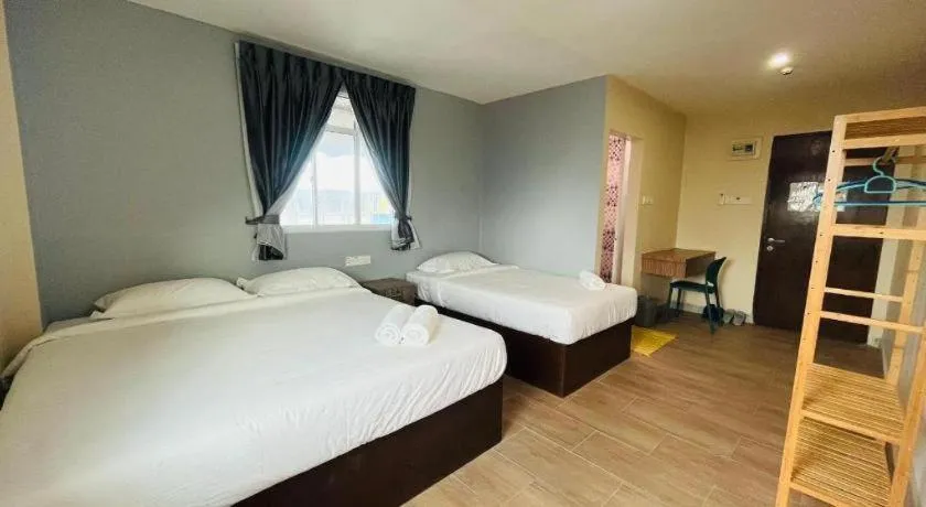 Bed in SemRock Hotel