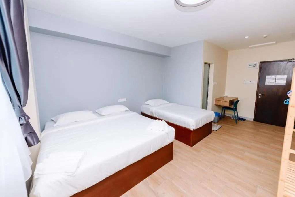 Bed in SemRock Hotel