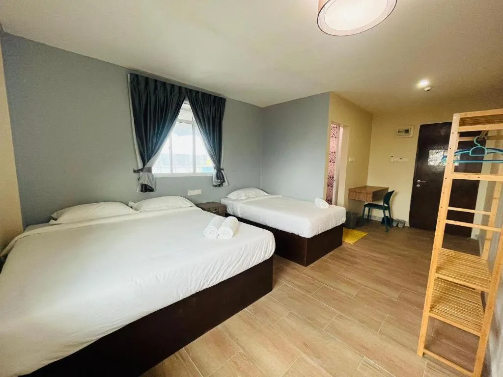 Bed in SemRock Hotel