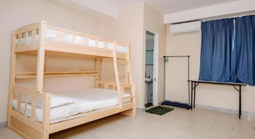 Bed in SemRock Hotel