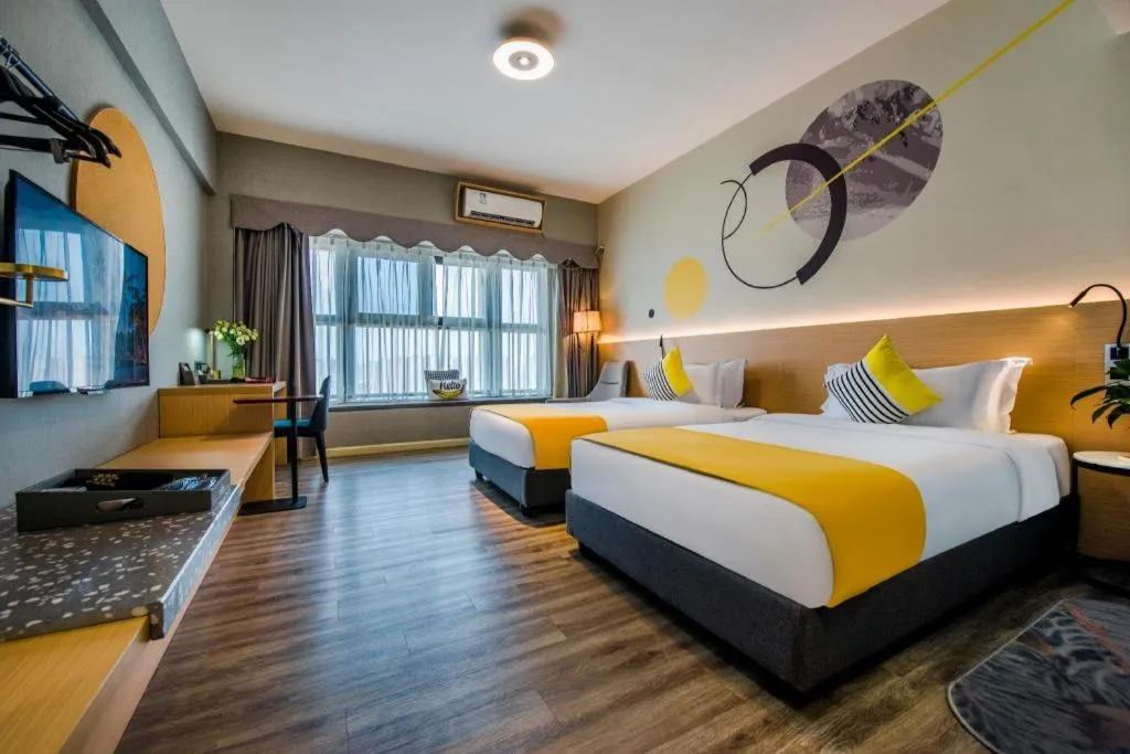 Bed in Imin Hotel