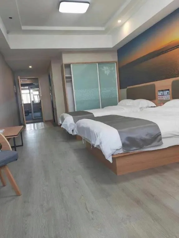 Bed in Thank Inn Hotel Ningxia Yinchuan Xixia District Tongxin Road