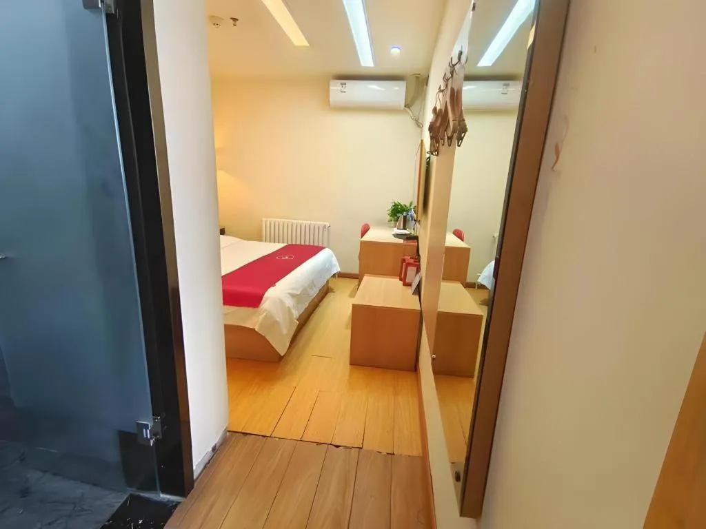 Bed in Thank Inn Hotel Ningxia Yinchuan Xixia District Tongxin Road