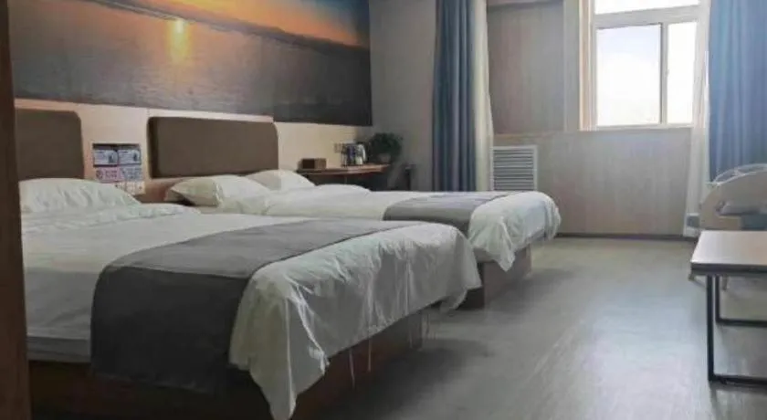 Bed in Thank Inn Hotel Ningxia Yinchuan Xixia District Tongxin Road