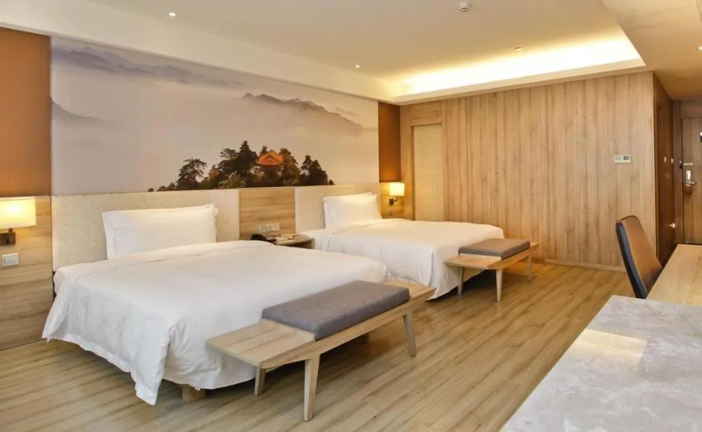 Bed in Atour Hotel Xi'an High Tech Dazhai Road