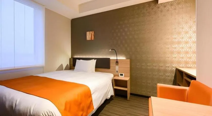 Bed in KEIKYU EX INN Haneda Innovation City 2 minutes walk from HICity Exit of Tenkubashi Station