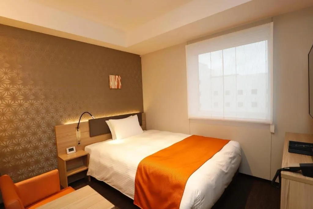 Bed in KEIKYU EX INN Haneda Innovation City 2 minutes walk from HICity Exit of Tenkubashi Station