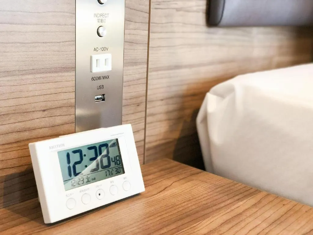 Bed in KEIKYU EX INN Haneda Innovation City 2 minutes walk from HICity Exit of Tenkubashi Station