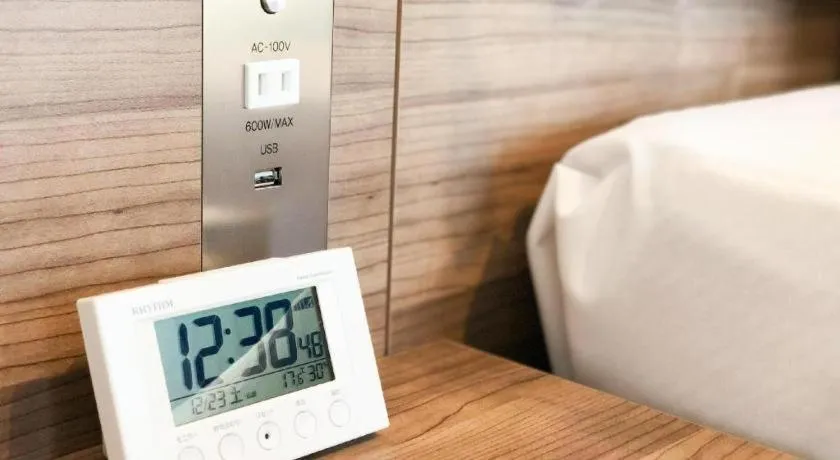 Bed in KEIKYU EX INN Haneda Innovation City 2 minutes walk from HICity Exit of Tenkubashi Station