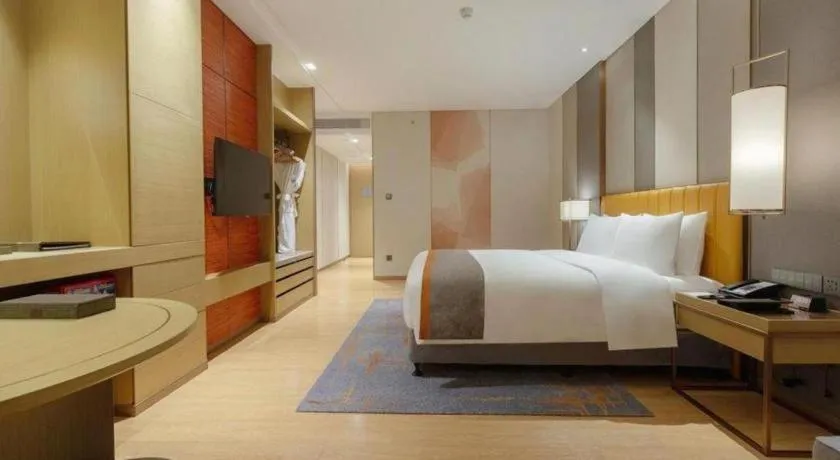 Bed in Hui Feng Wan Yun Hotel Hefei