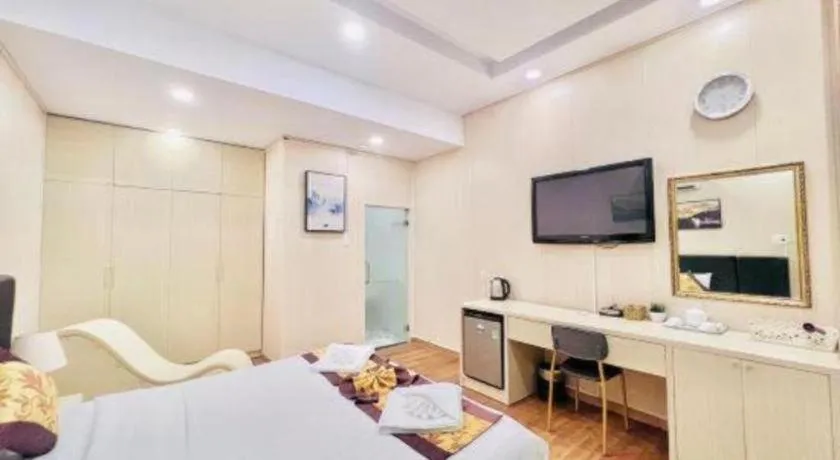 Bed in Truc Huyen Hotel
