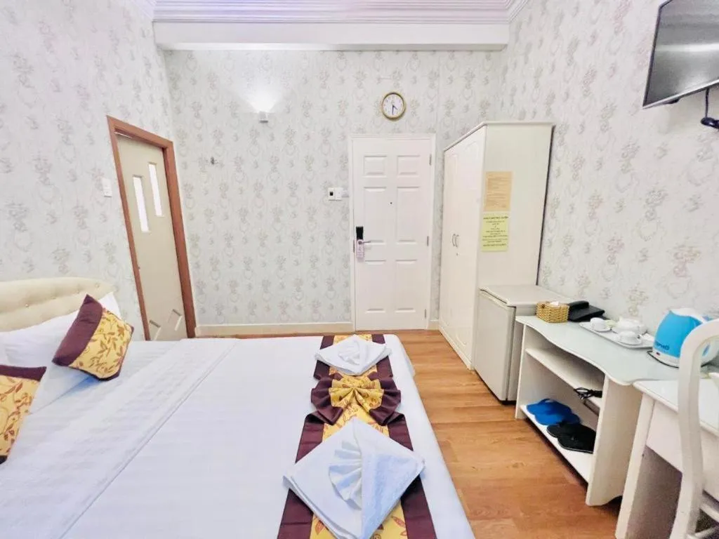 Bed in Truc Huyen Hotel