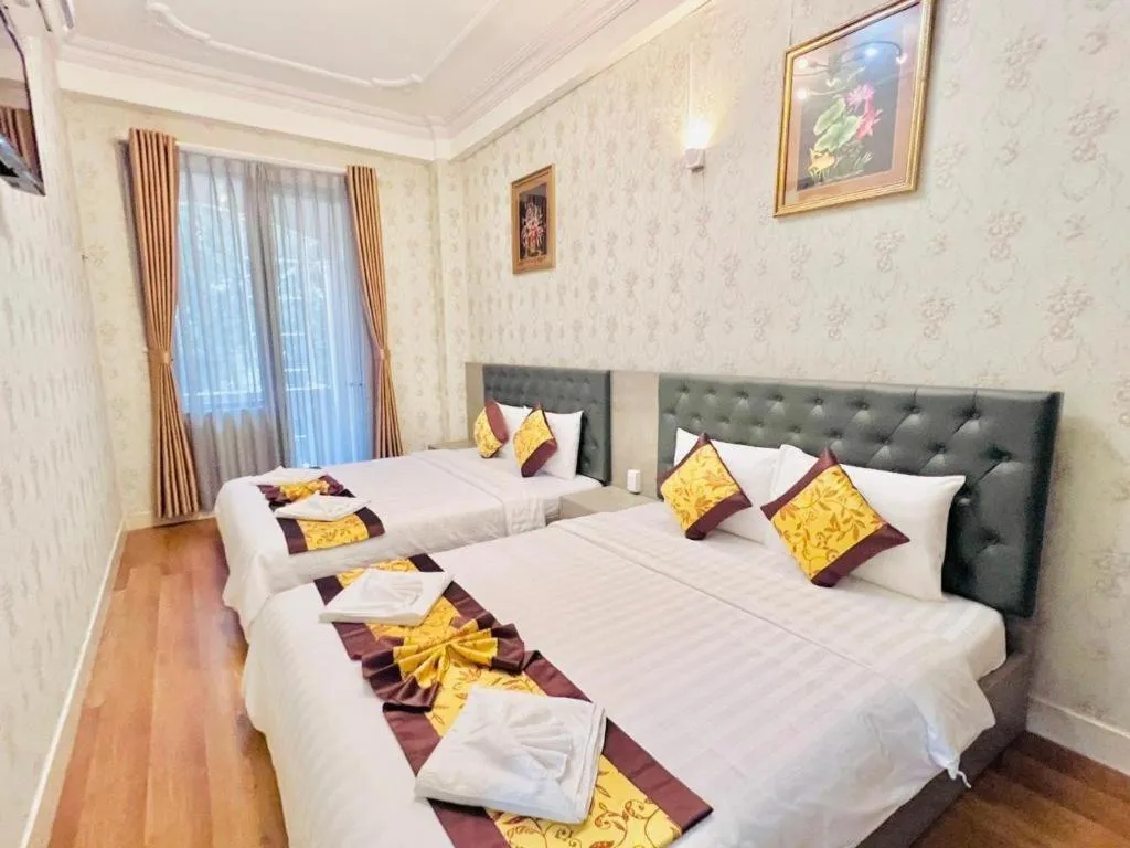 Bed in Truc Huyen Hotel