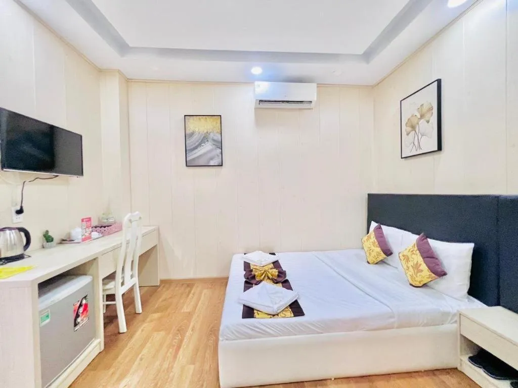 Bed in Truc Huyen Hotel