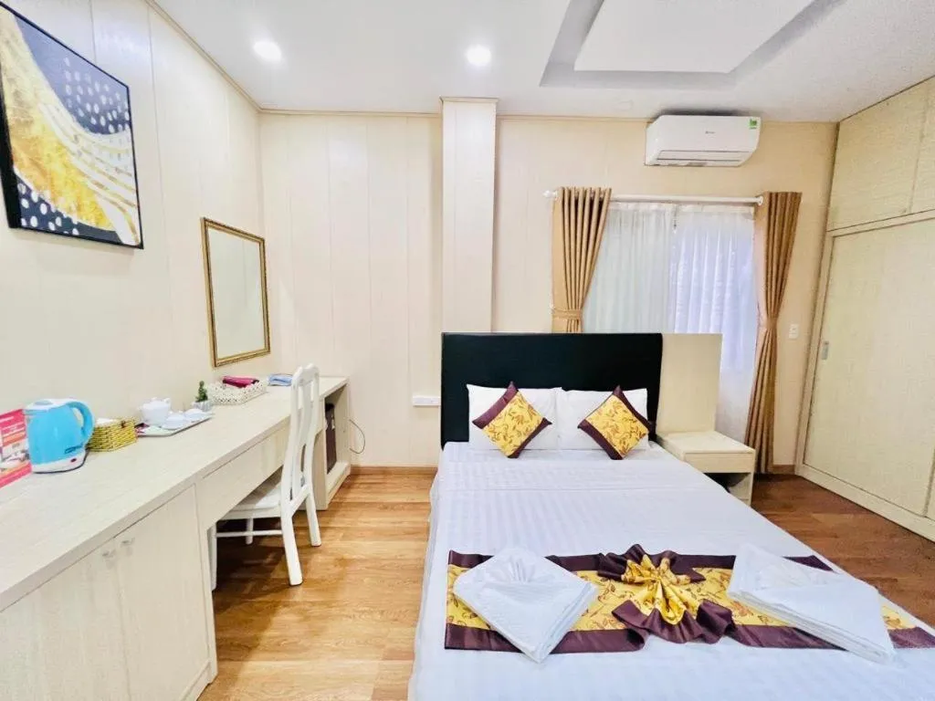 Bed in Truc Huyen Hotel