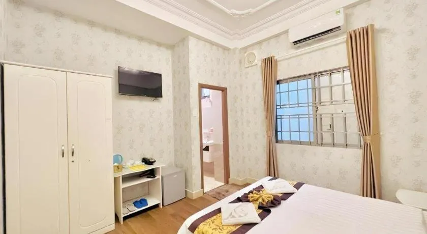 Bed in Truc Huyen Hotel