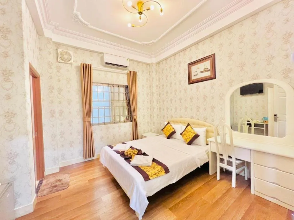 Bed in Truc Huyen Hotel