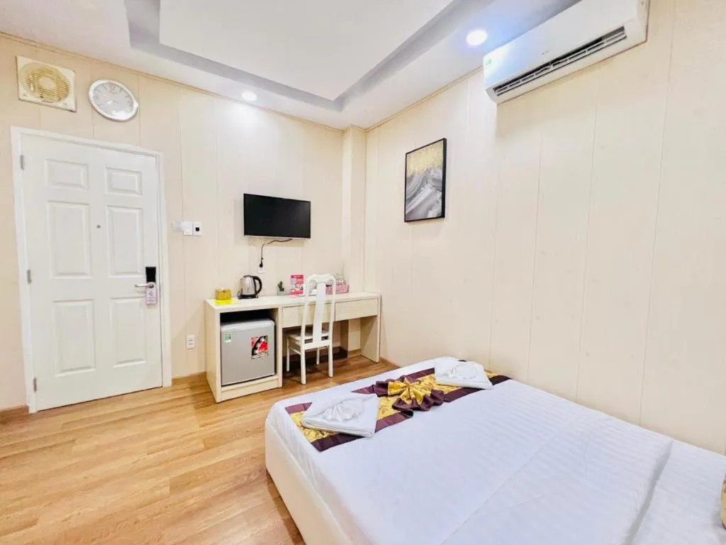 Bed in Truc Huyen Hotel