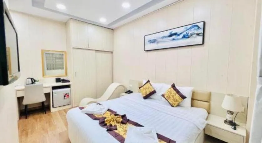 Bed in Truc Huyen Hotel