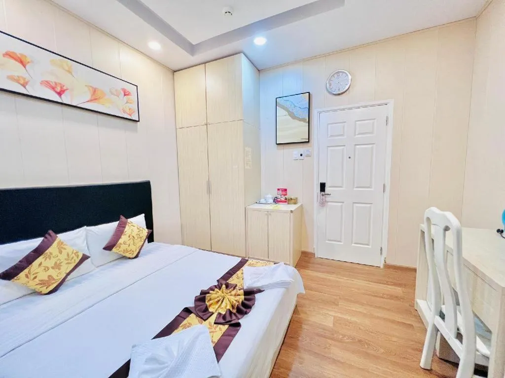 Bed in Truc Huyen Hotel