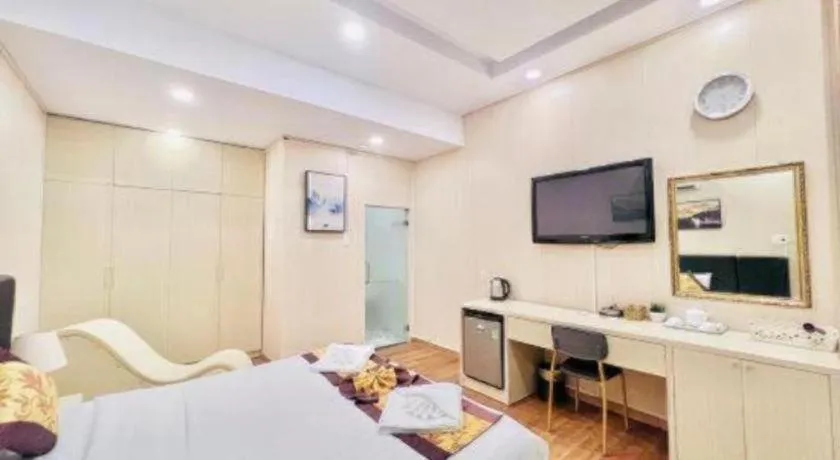 Bed in Truc Huyen Hotel