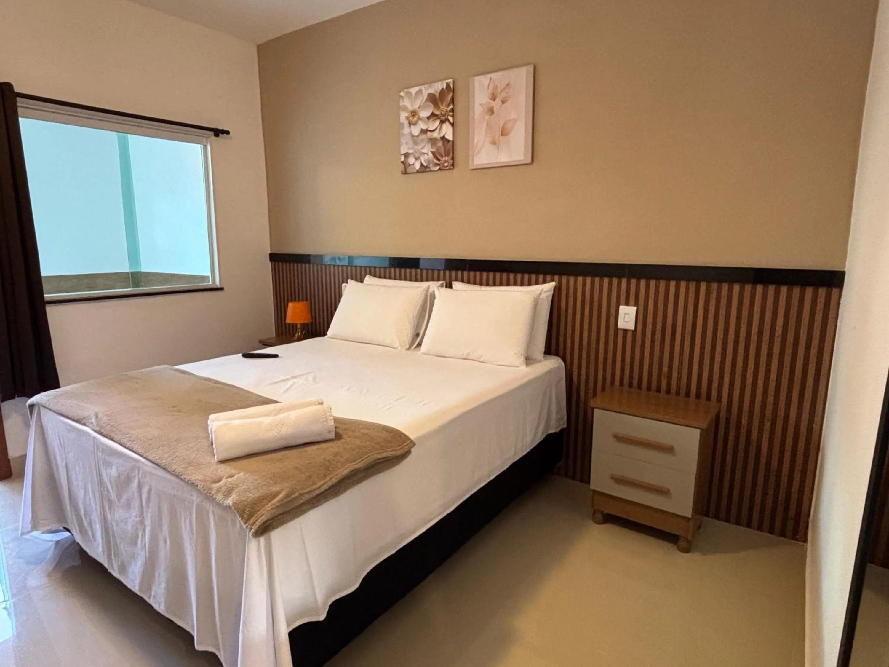 Bed in Pousada Estalagem Da Serra