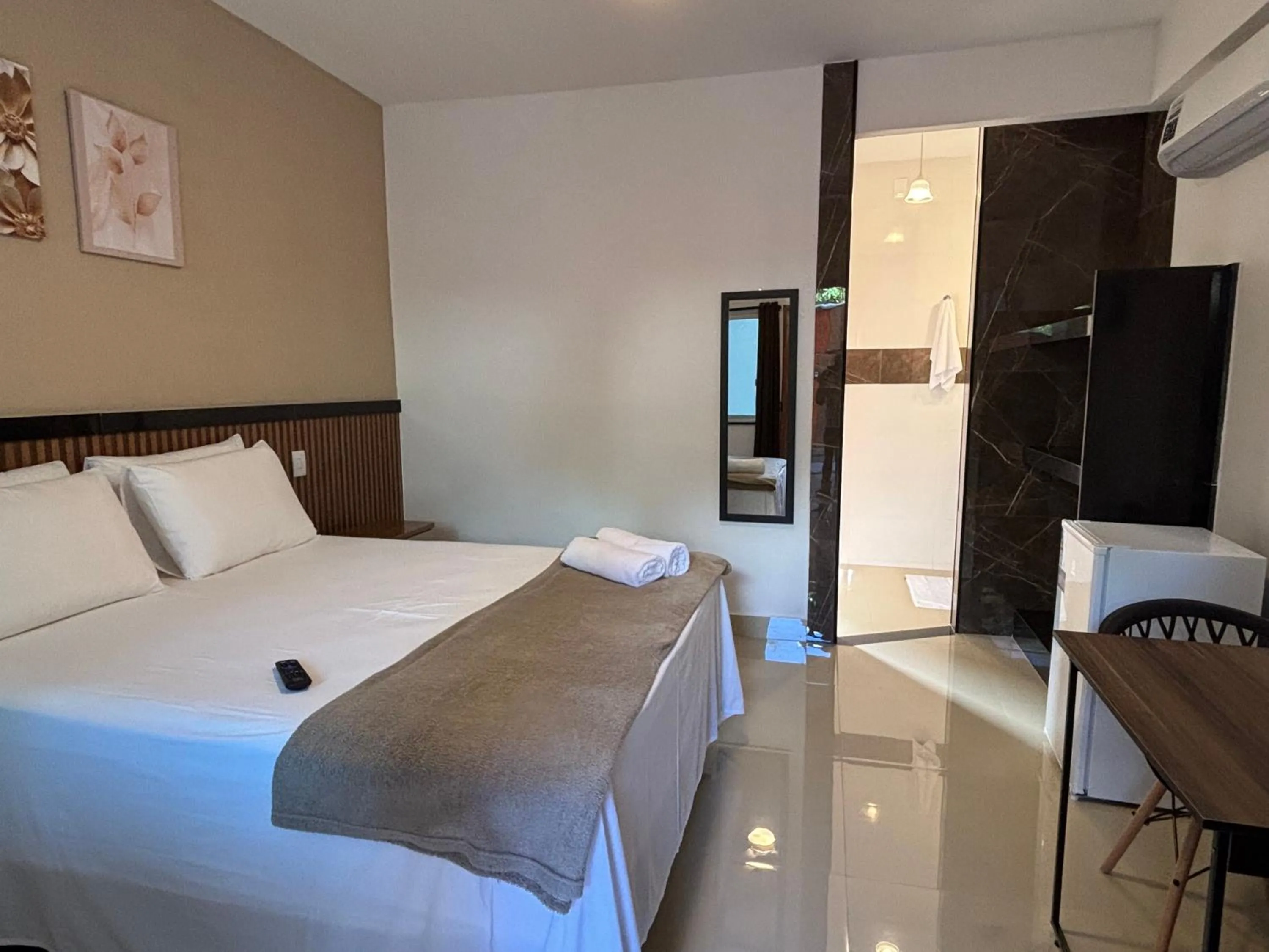 Bed in Pousada Estalagem Da Serra