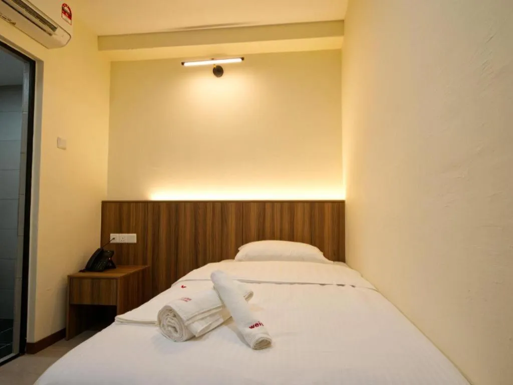 Bed in Weiss Hotels Kepong Baru