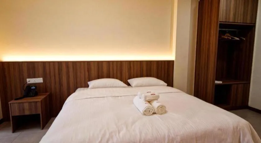 Bed in Weiss Hotels Kepong Baru