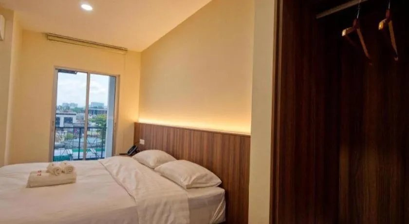 Bed in Weiss Hotels Kepong Baru