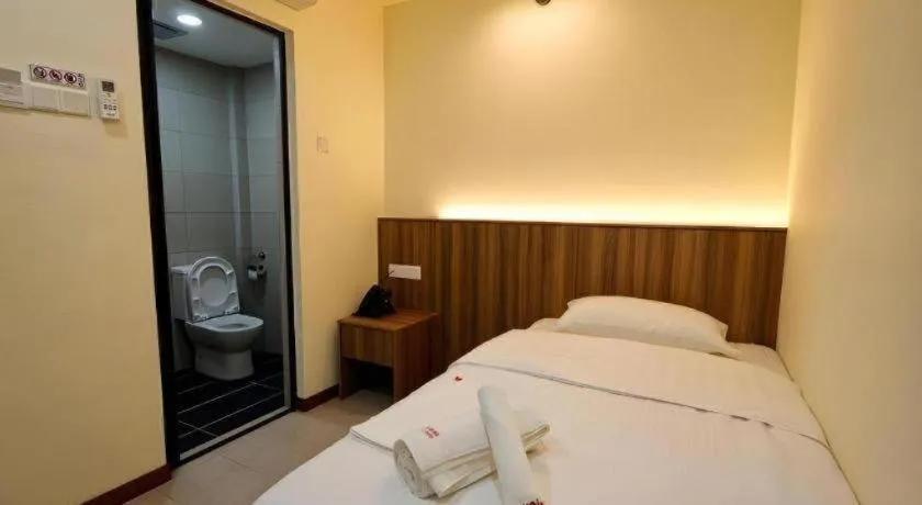 Bed in Weiss Hotels Kepong Baru