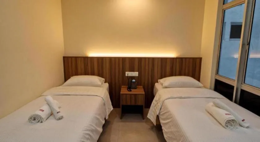 Bed in Weiss Hotels Kepong Baru