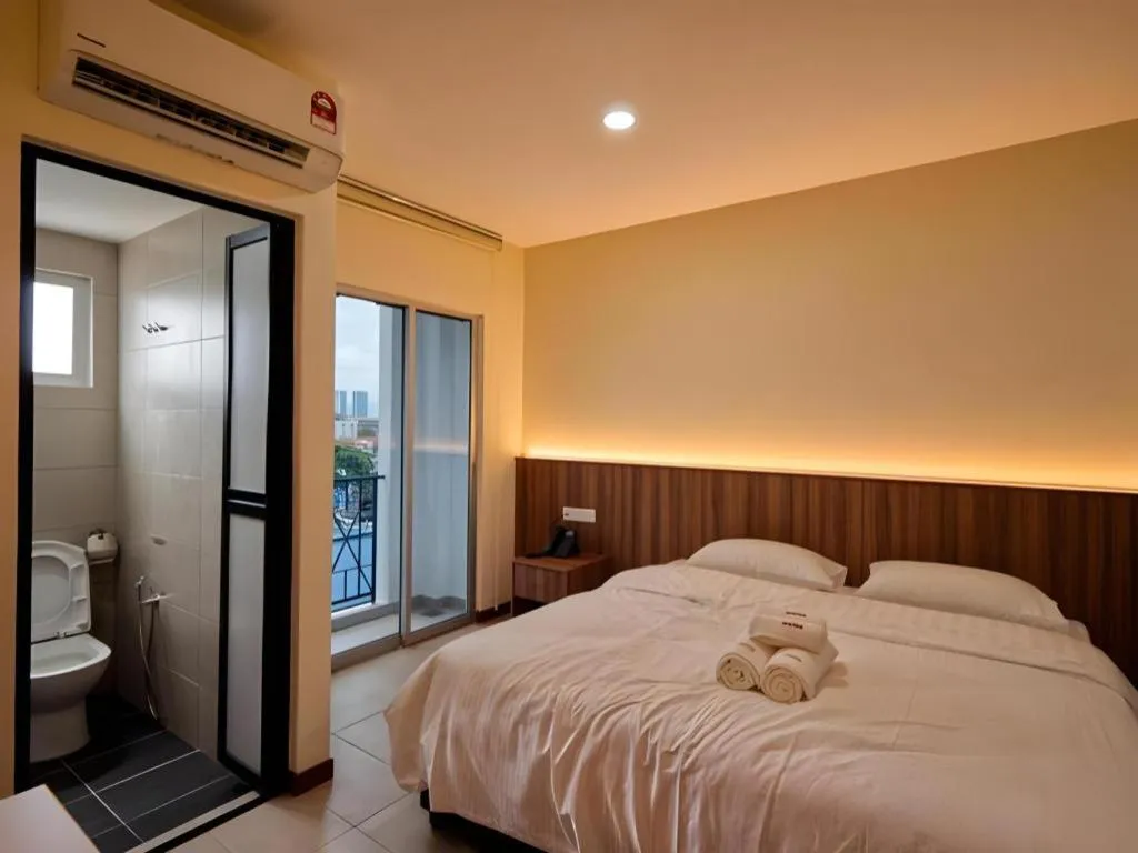 Bed in Weiss Hotels Kepong Baru