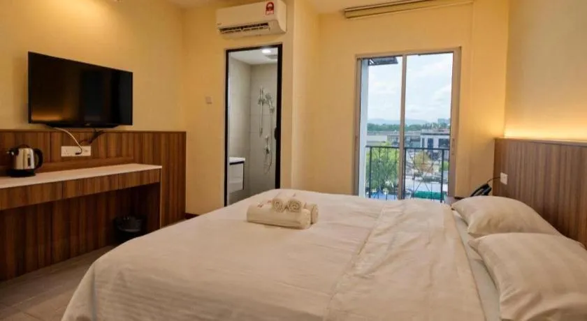 Bed in Weiss Hotels Kepong Baru