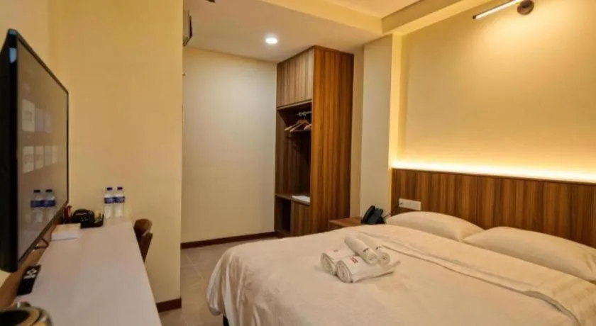 Bed in Weiss Hotels Kepong Baru