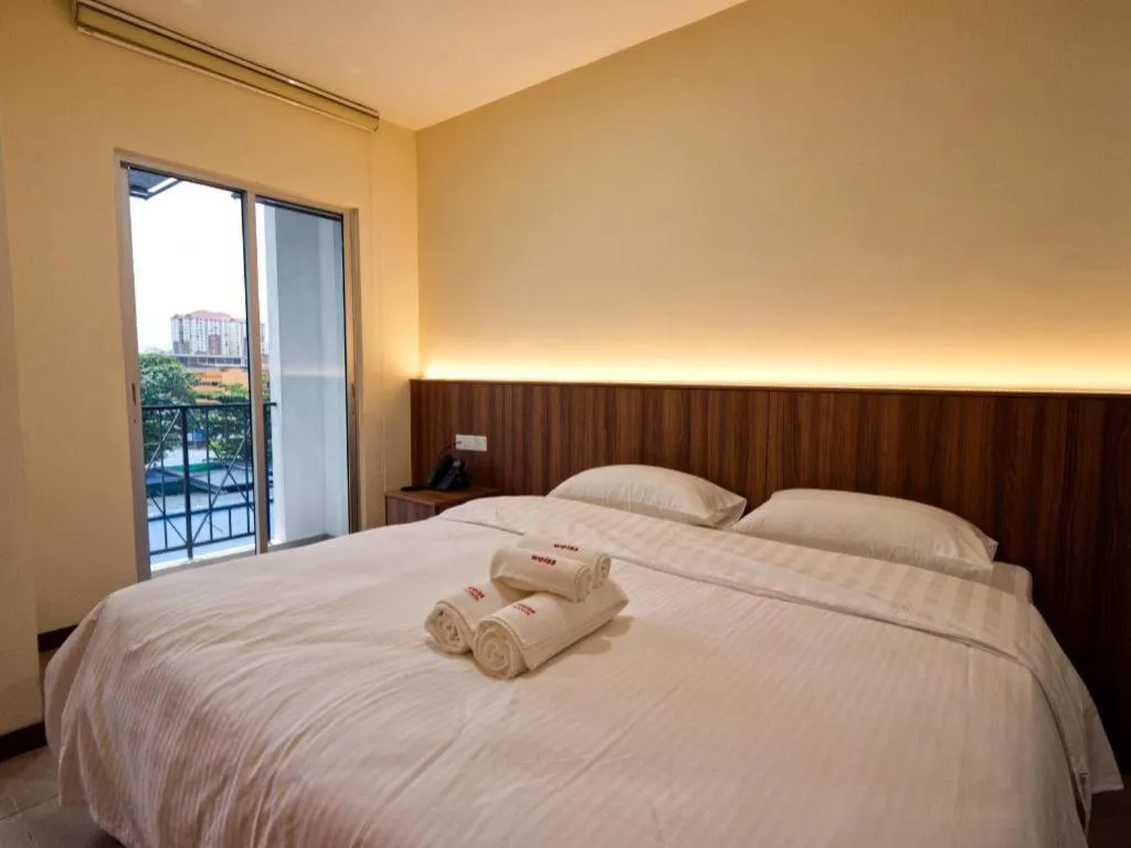 Bed in Weiss Hotels Kepong Baru
