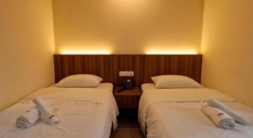 Bed in Weiss Hotels Kepong Baru