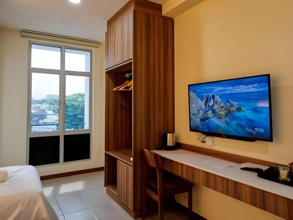 Bed in Weiss Hotels Kepong Baru