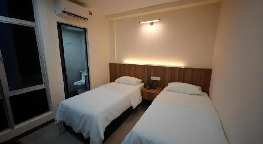 Bed in Weiss Hotels Kepong Baru